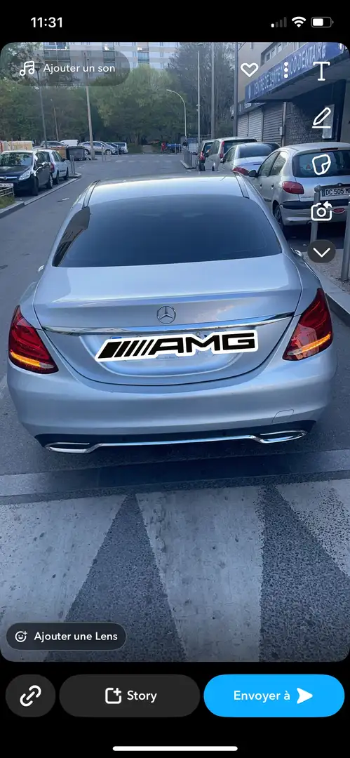 Mercedes-Benz C 220 Classe+C+220+d+Business+Executive+7G-Tronic+A Gris - 2