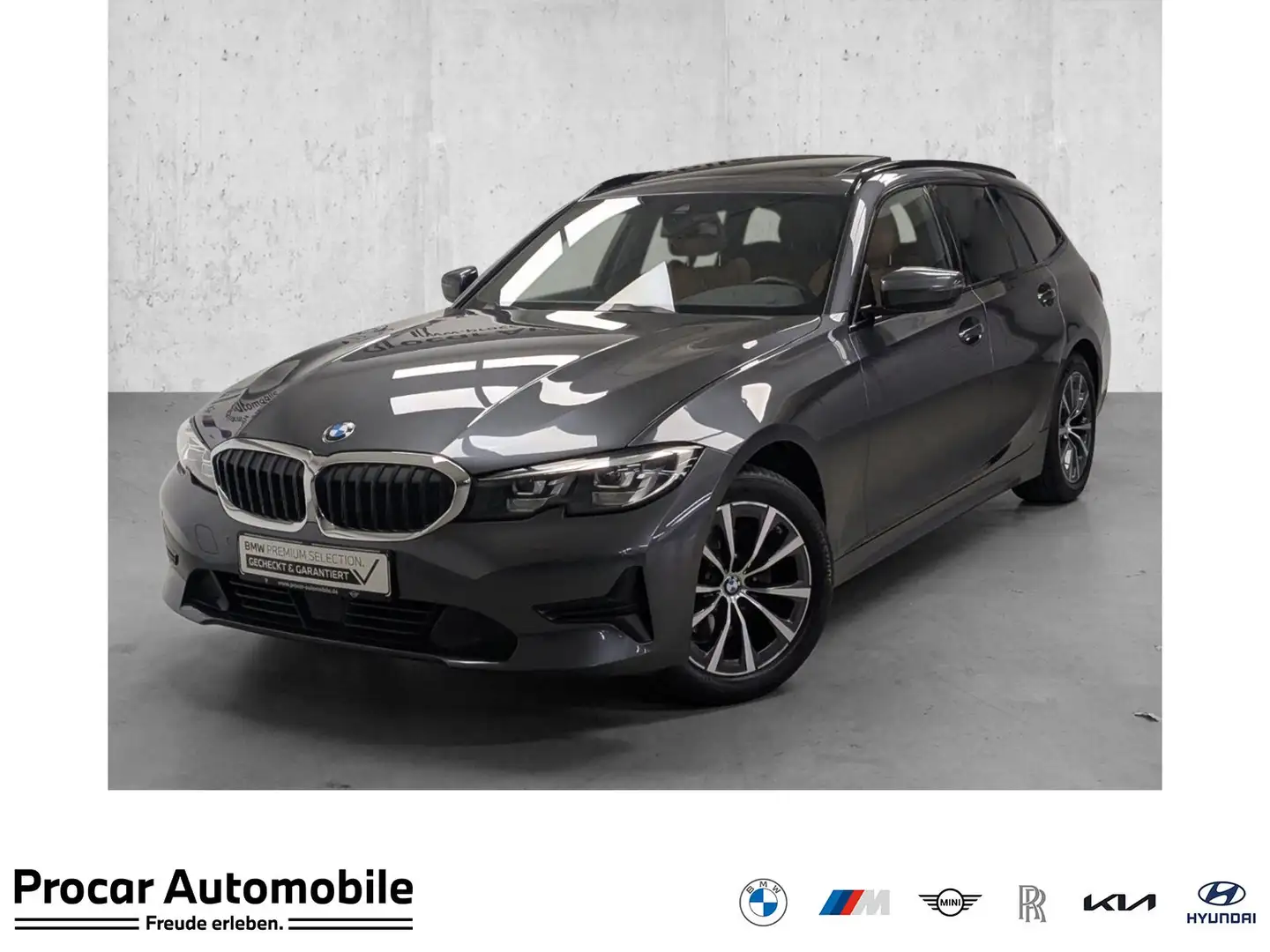 BMW 320 d Touring Pano AHK Pano DA PA DAB LED 17'' Grau - 1