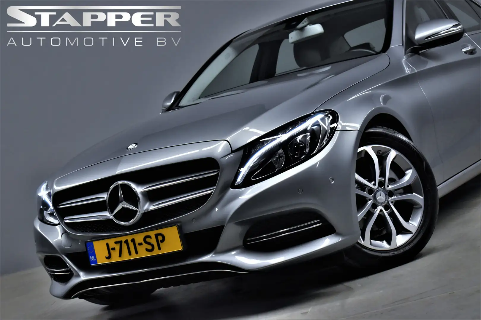 Mercedes-Benz C 180 157pk Automaat Prestige Camera/Navi/Led/H.Leer/Sto Grigio - 2