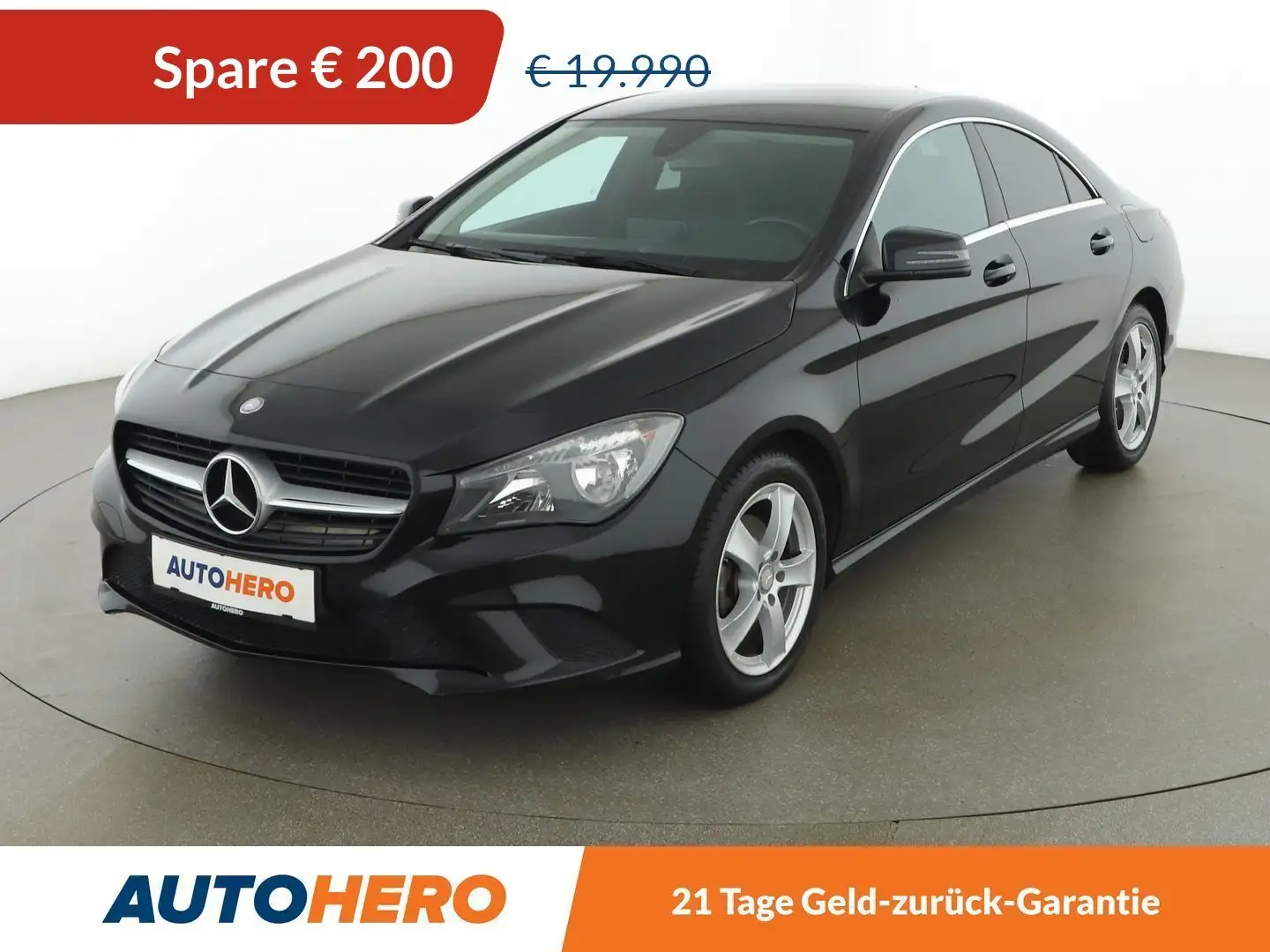 Mercedes-Benz CLA 220 CLA 220 d Aut. *TEMPO*NAVI*CAM*KLIMA*BT* Zwart - 1