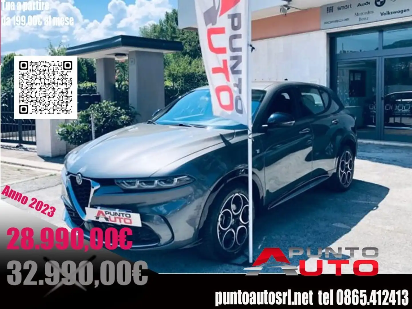 Alfa Romeo Tonale 1.5 160 CV MHEV TCT7 Ti telecam Grigio - 1