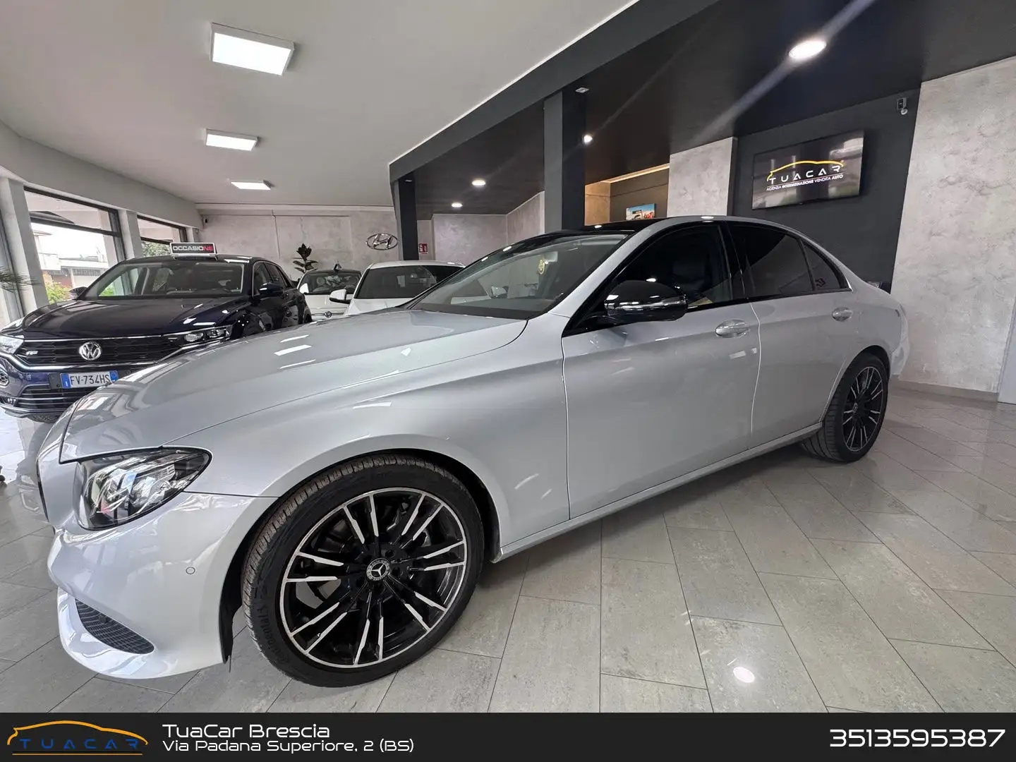 Mercedes-Benz E 220 E-Class E 220 D Business Sport Plateado - 1