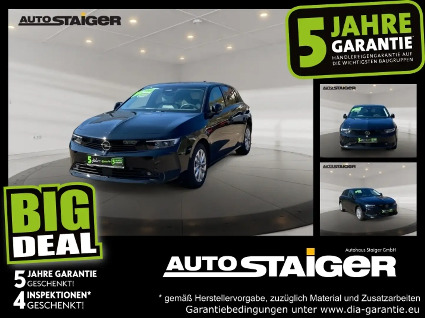 Opel Astra L 1.2 Turbo Elegance FLA SpurH KAM Navi Schwarz - 1