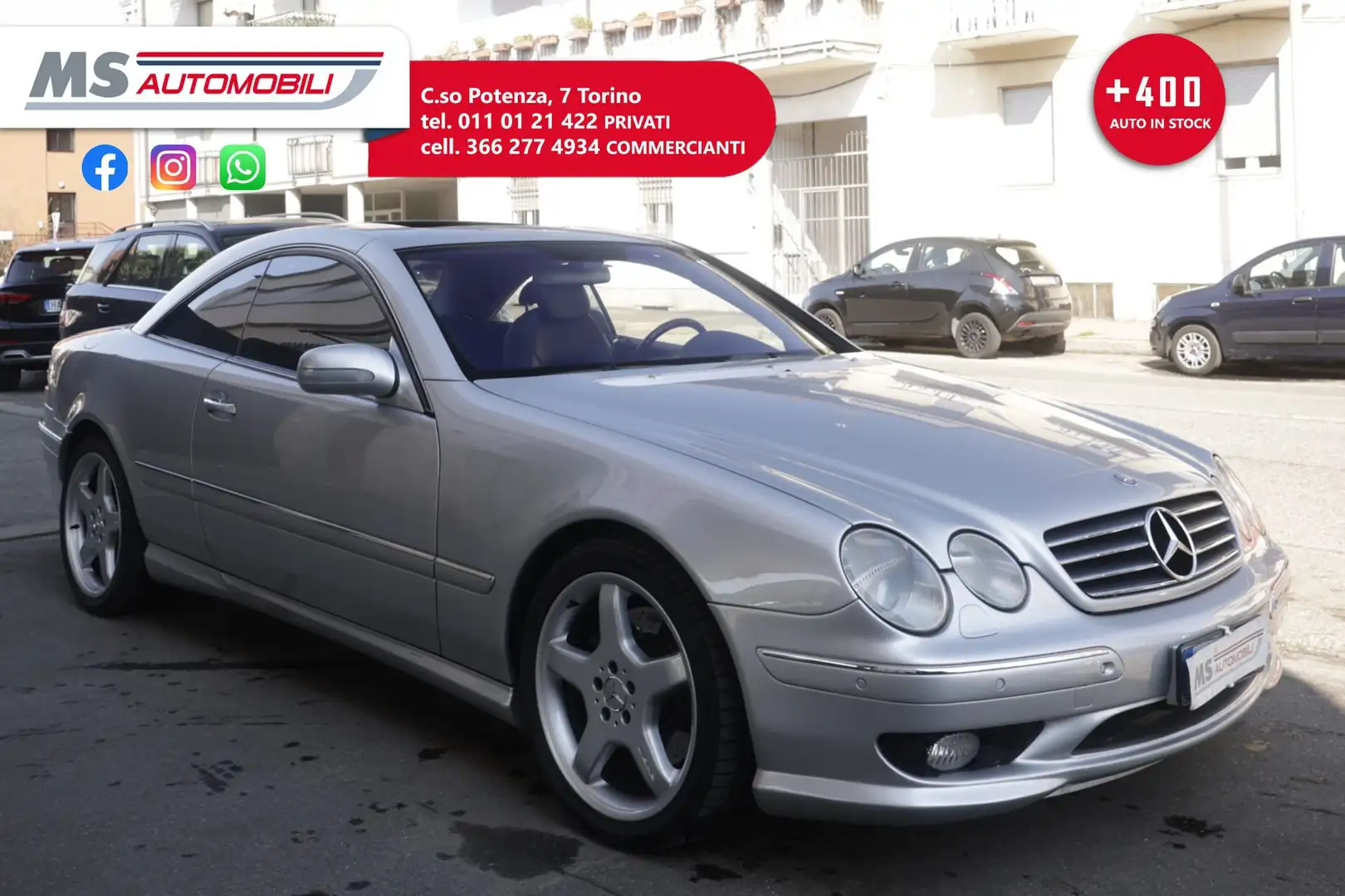 Mercedes-Benz CL MERCEDES CL 55 AMG ASI Unicoproprietario Silber - 1