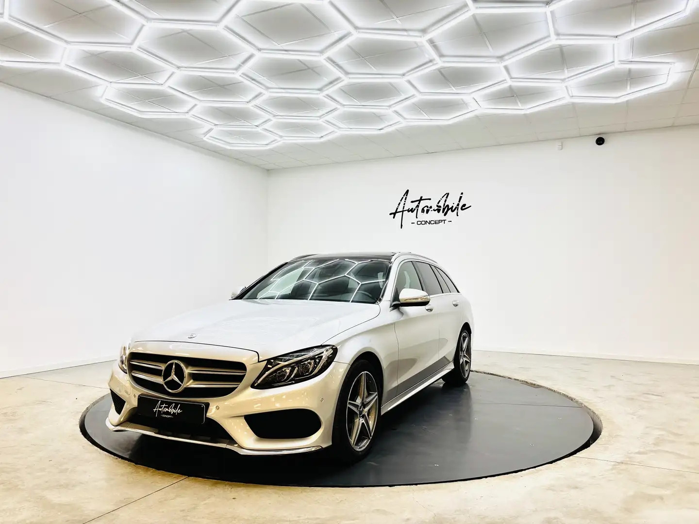 Mercedes-Benz C 250 ✅1AN GARANTIE✅PANO✅4 MATIC✅1ER PROPRIO Argent - 1