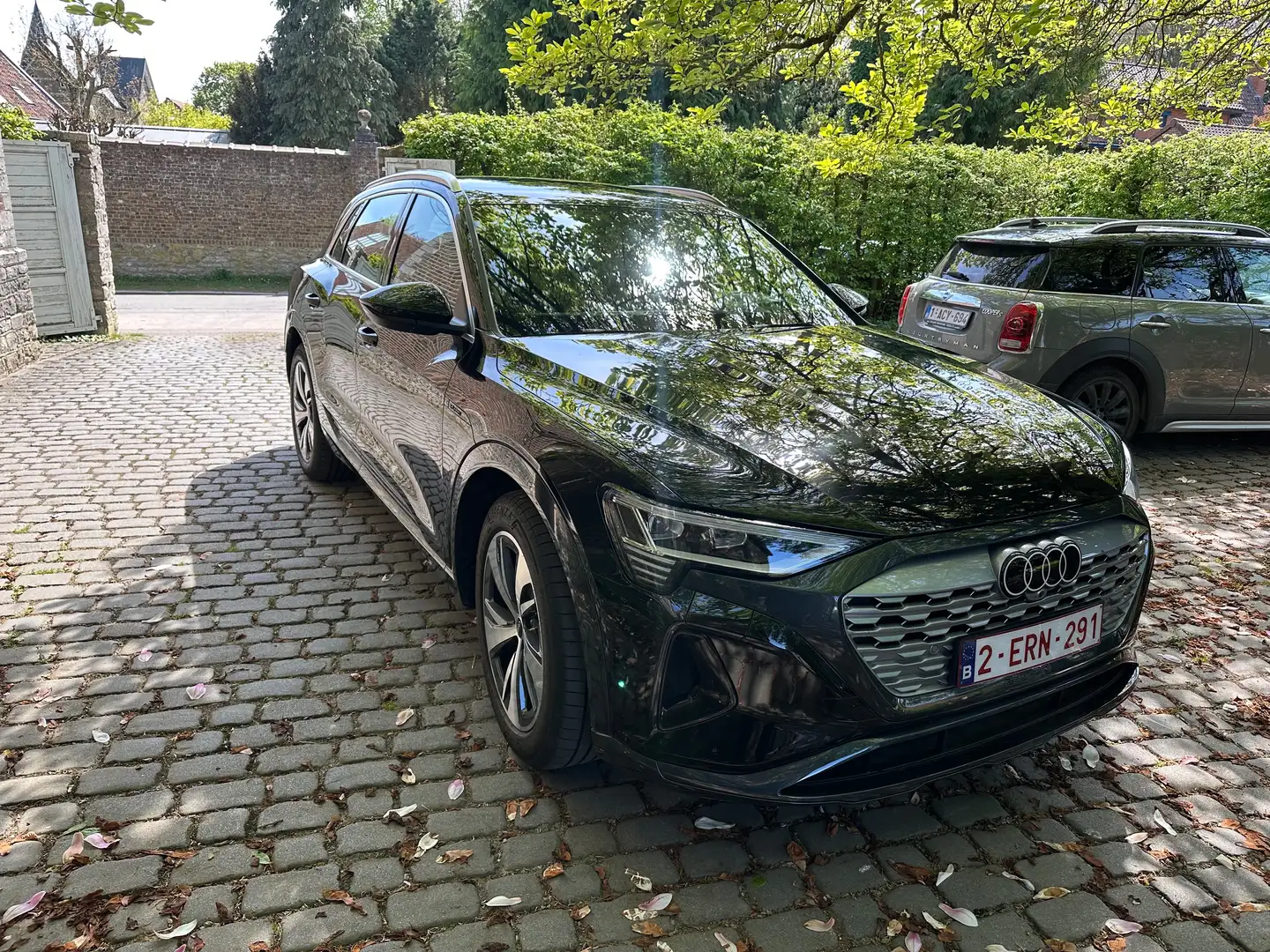 Audi Q8 e-tron Q8 e-Tron 106 kWh 55 Quattro Advanced Zwart - 1