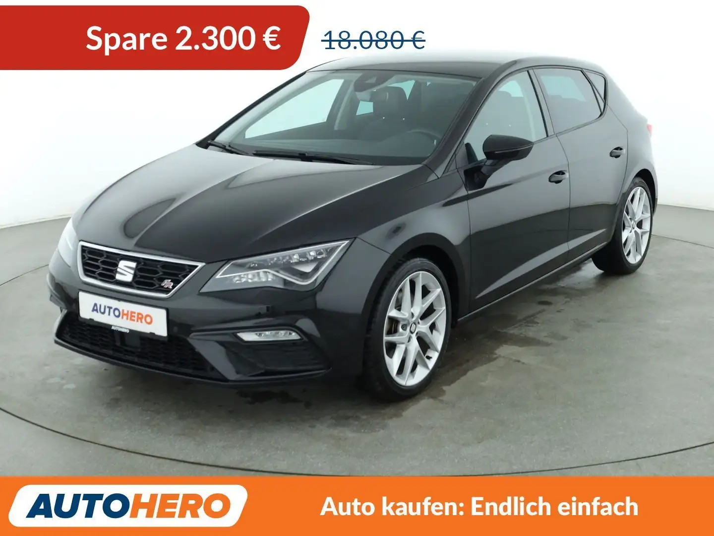 SEAT Leon 1.8 TSI FR *NAVI*TEMPO*CAM*SHZ*KLIMA* Schwarz - 1