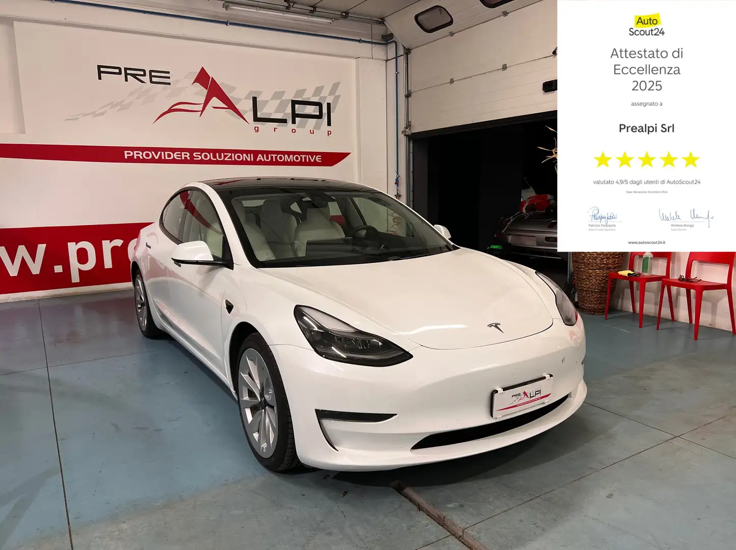 Tesla Model 3 Model 3 Long Range Dual Motor awd Weiß - 1
