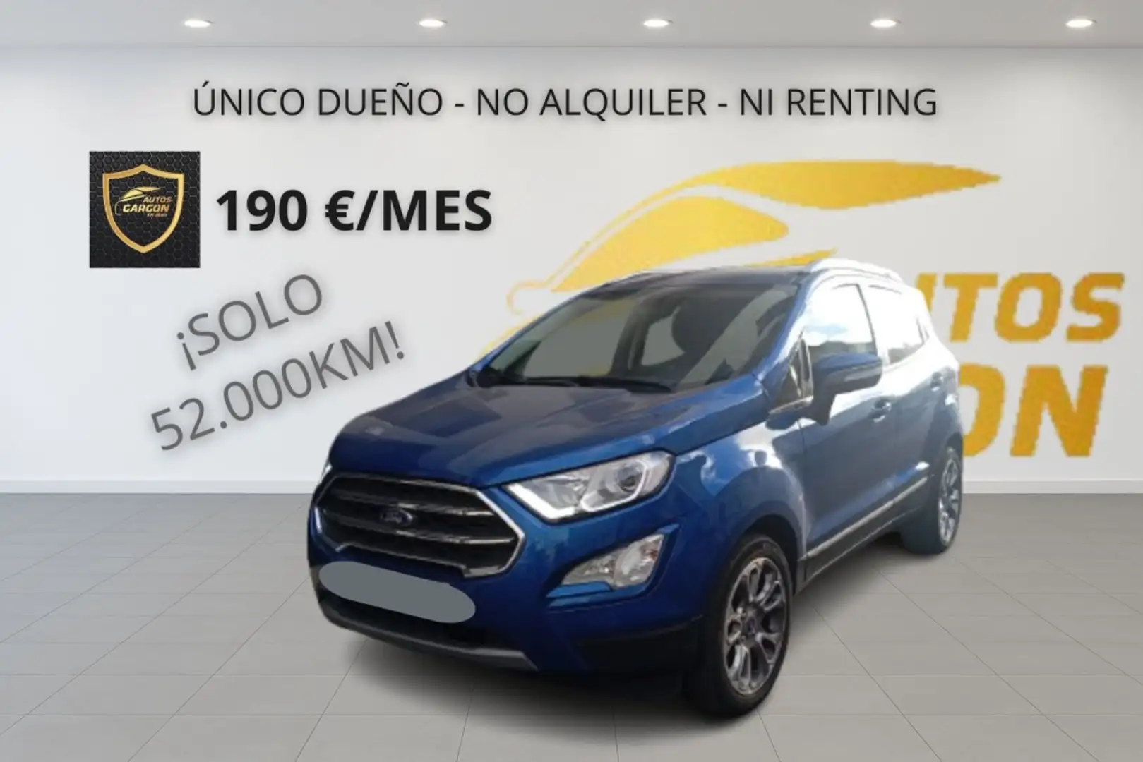 Ford EcoSport 1.0 EcoBoost ST Line 140 Azul - 1