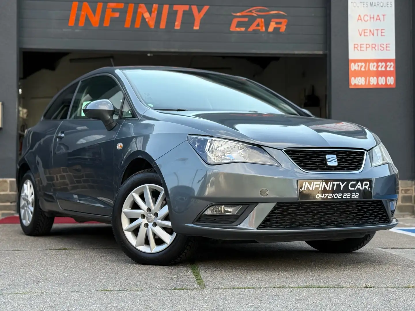 SEAT Ibiza Ibiza 1.6 CR TDi Style Gris - 1