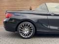 BMW 220 2-serie Cabrio 220i Leer / Automaat / Lage km stan Noir - thumbnail 14