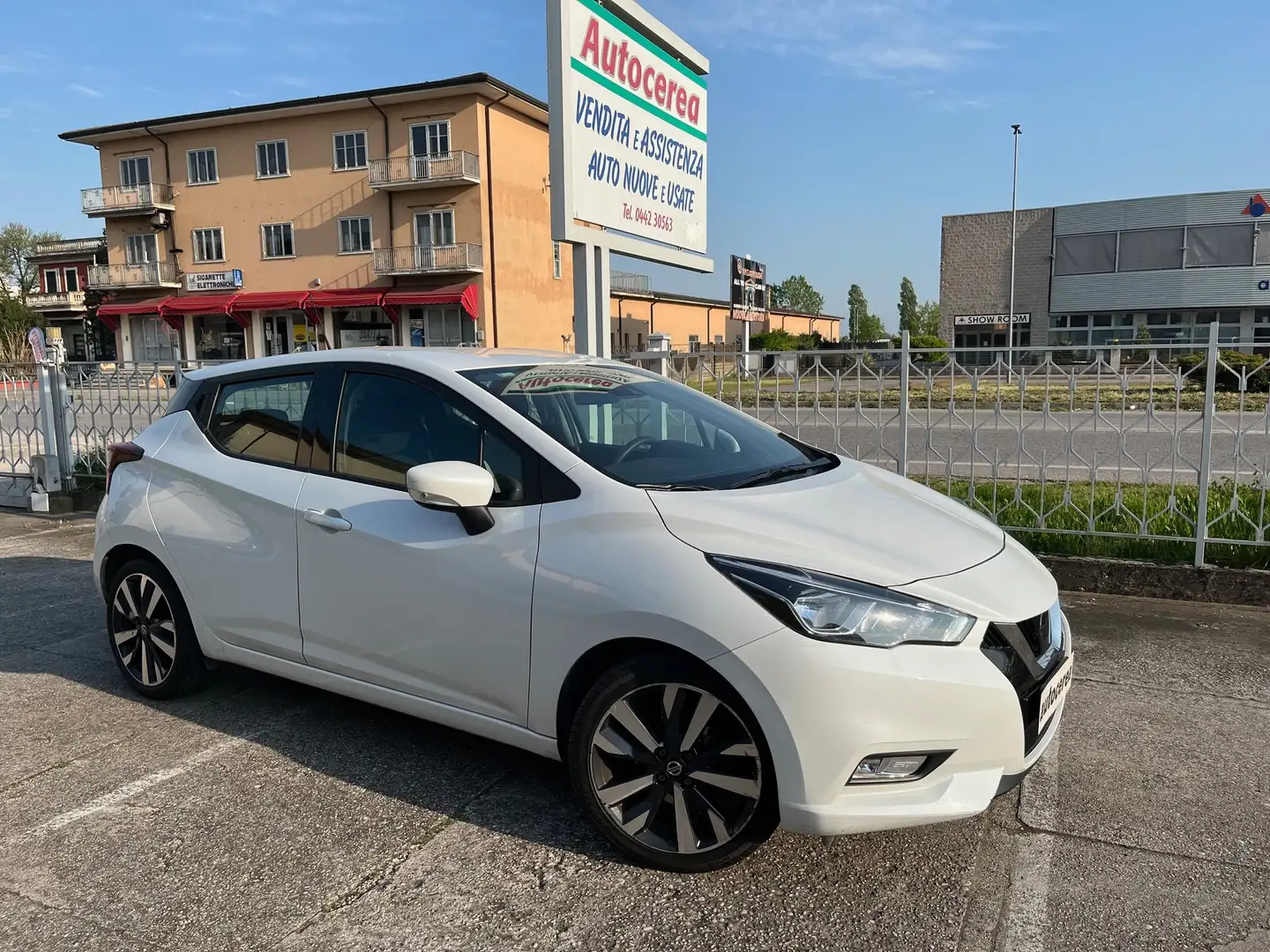 Nissan Micra 1.000 ACENTA - TAGL. NISSAN - NEO PATENTATI Bianco - 2