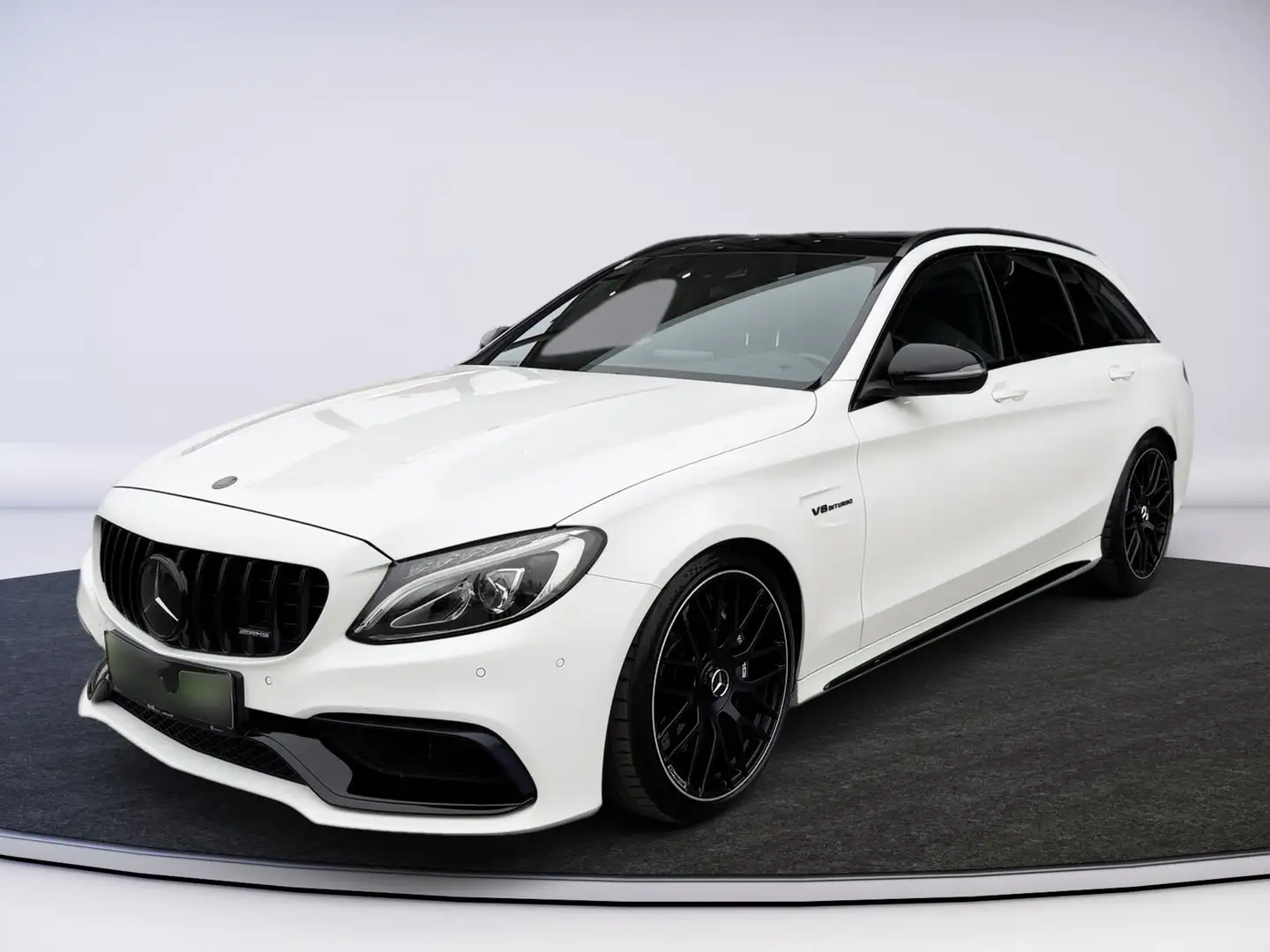 Mercedes-Benz C 63 AMG AMG C 63 T-Modell Fahrassistenz-Paket, uwm; Weiß - 2