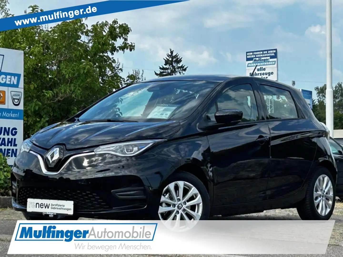 Renault ZOE EV50 110hp incl.Batterie LED DAB Lenkradh. Schwarz - 1
