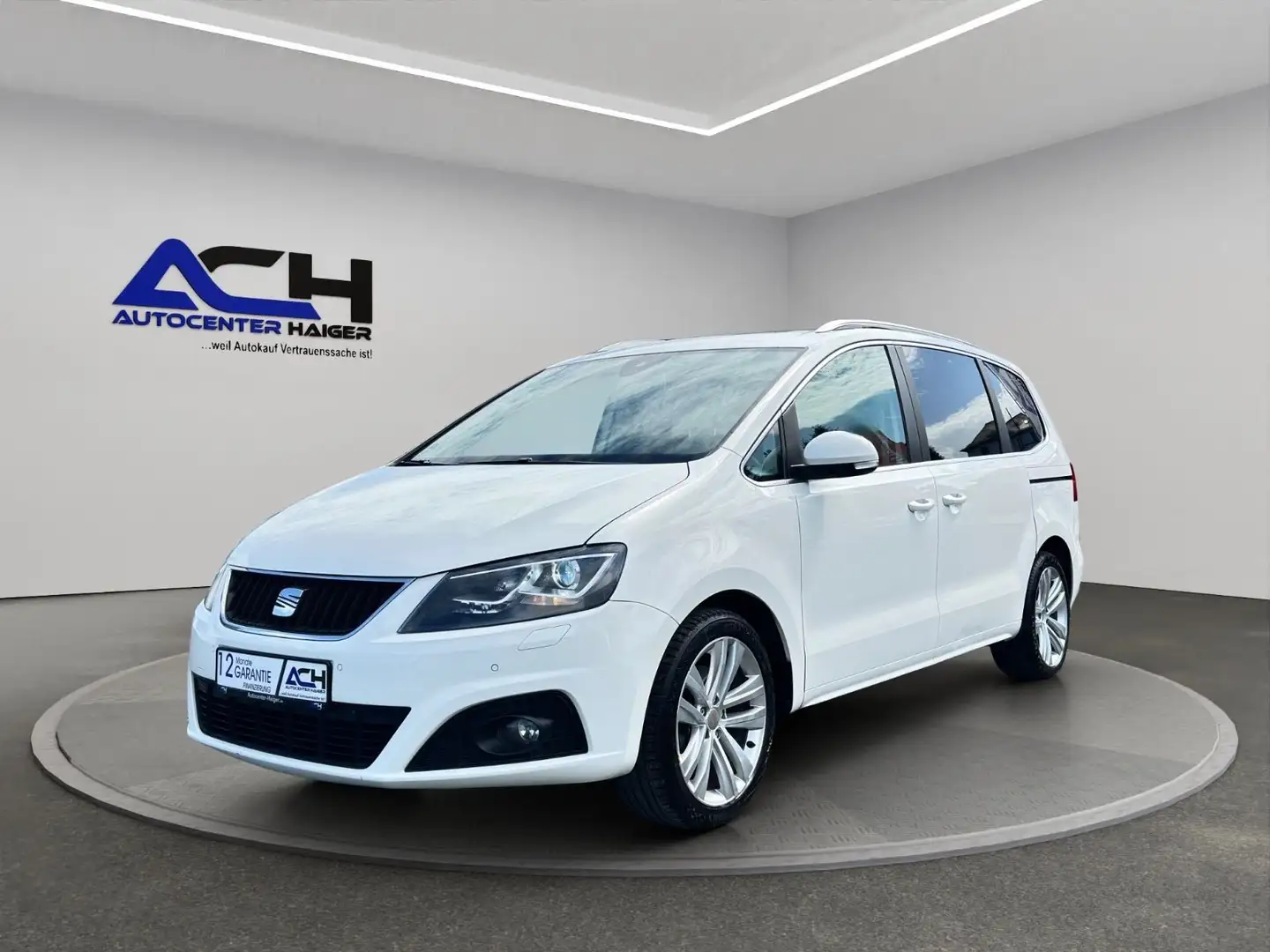 SEAT Alhambra 2.0 TDI DSG 7.SITZER*PANO*LEDER*SPURHAL Weiß - 1
