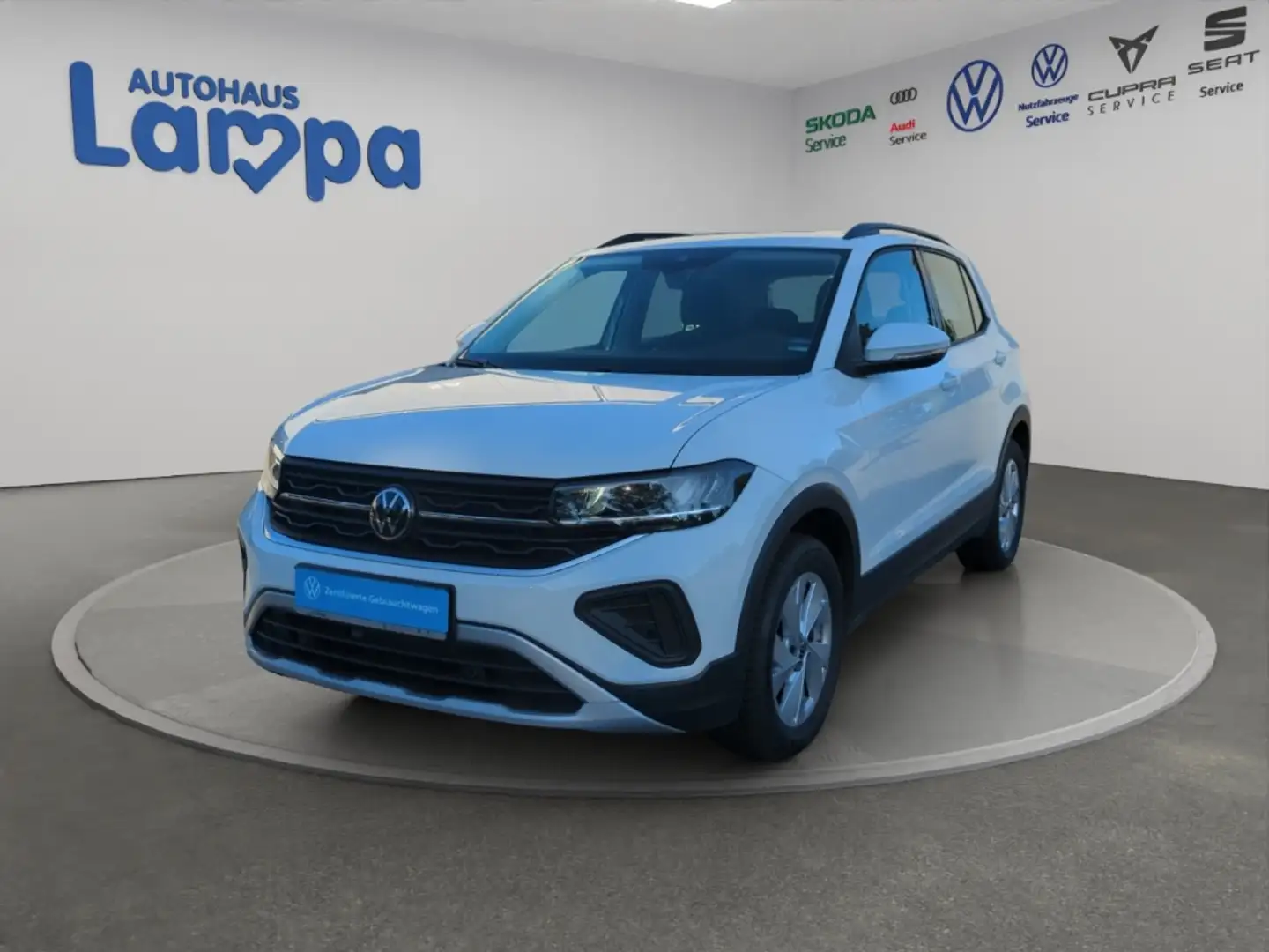 Volkswagen T-Cross Life 1.0 TSI  ACC, IQ.DRIVE, NAVI, PDC, SHZ Weiß - 2