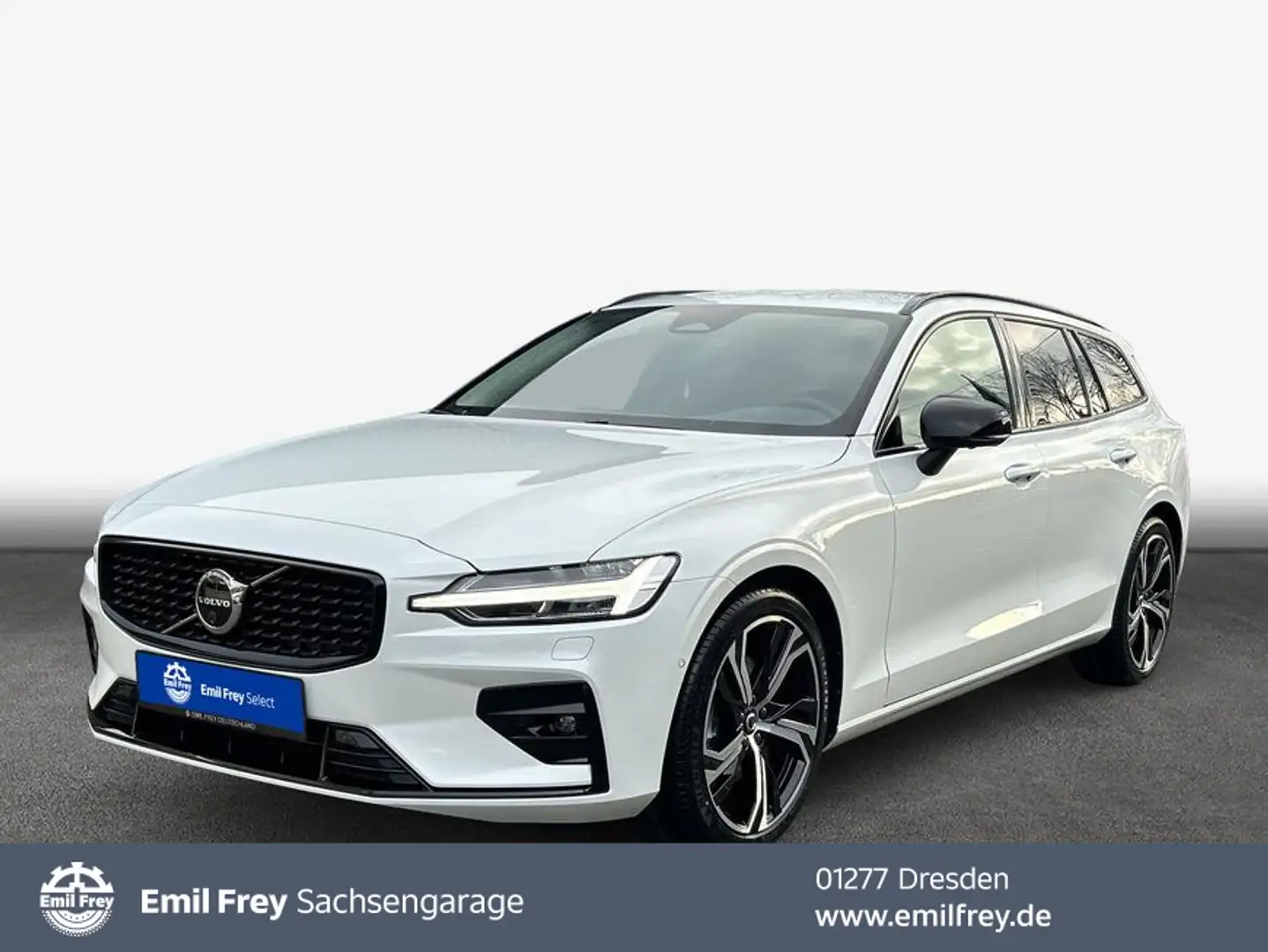 Volvo V60 B4 B DKG Plus Dark Business-Paket Weiß - 1