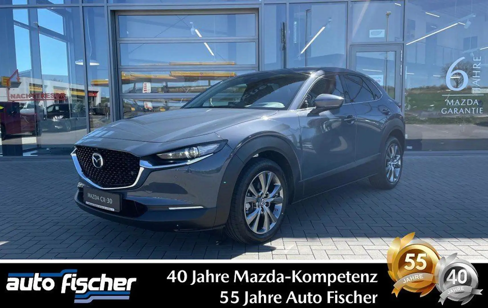 Mazda CX-30 2.0 (186PS) Autom. Exclusive-Line Sitzheiz Grau - 1
