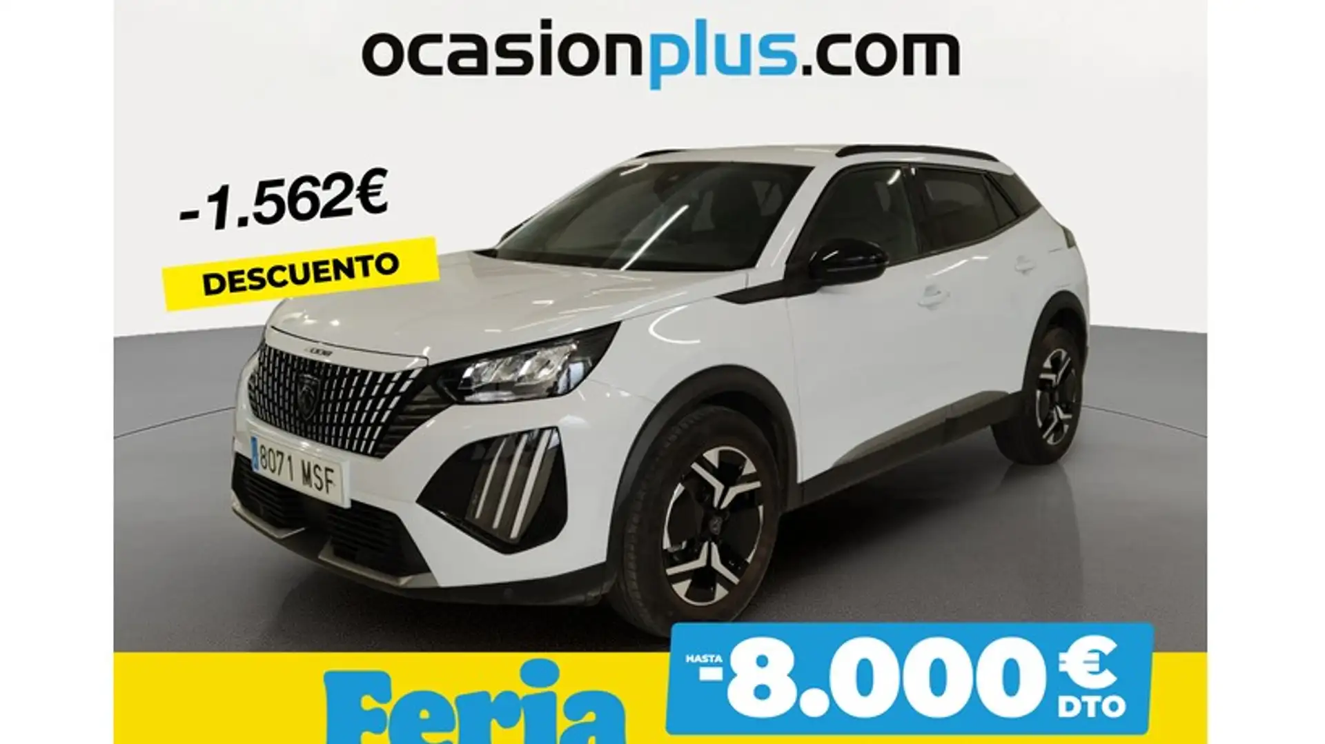 Peugeot 2008 1.2 PureTech S&S Allure 100 Blanc - 1