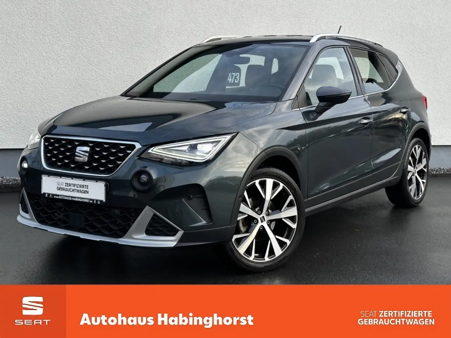SEAT Arona 1.0 TGI Xperience LED Navi PDC FullLink Klima Alu Grün - 1