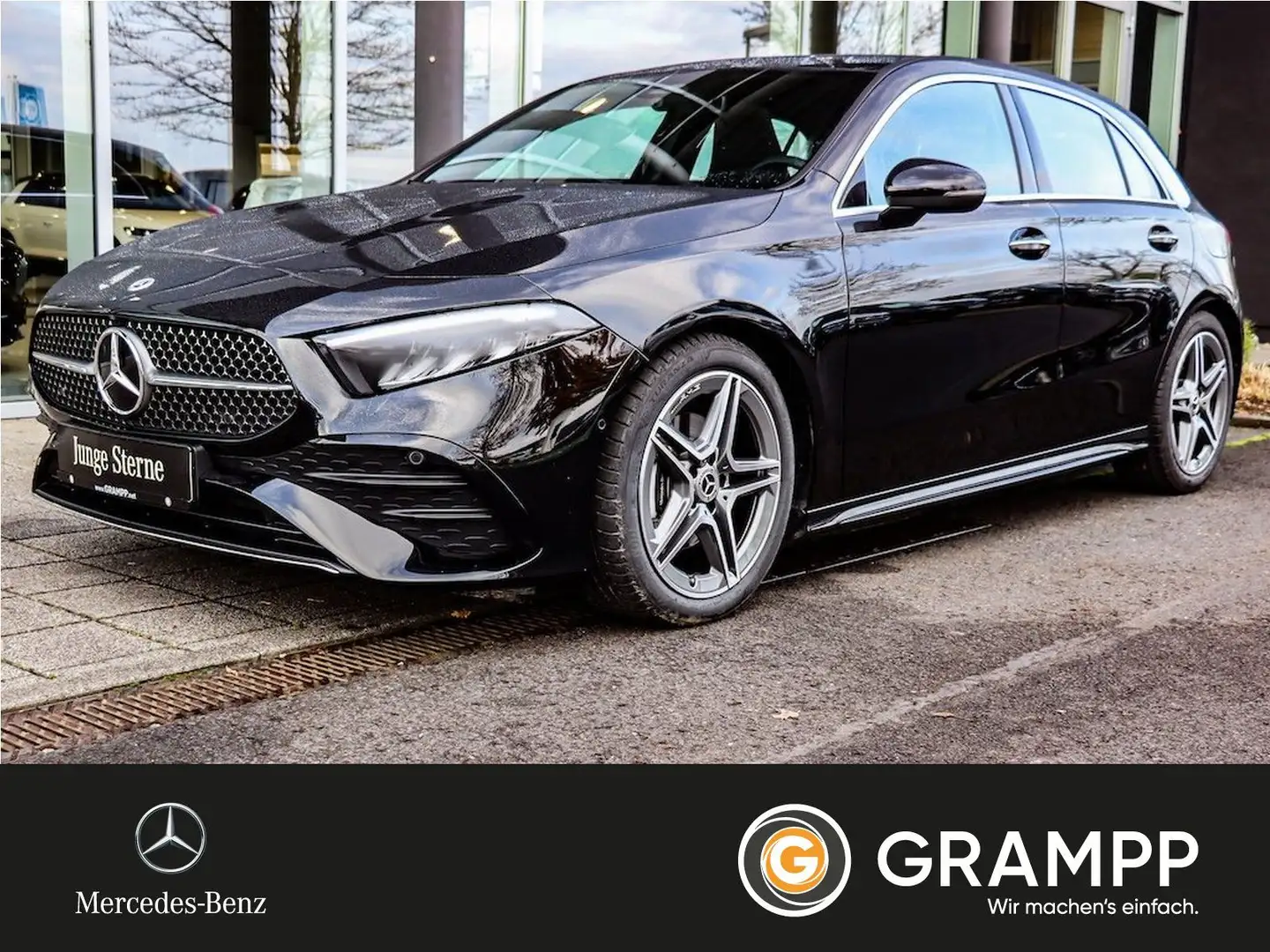 Mercedes-Benz A 200 d AMG-Line Plus Panorama/Keyless/Winter-P Schwarz - 1