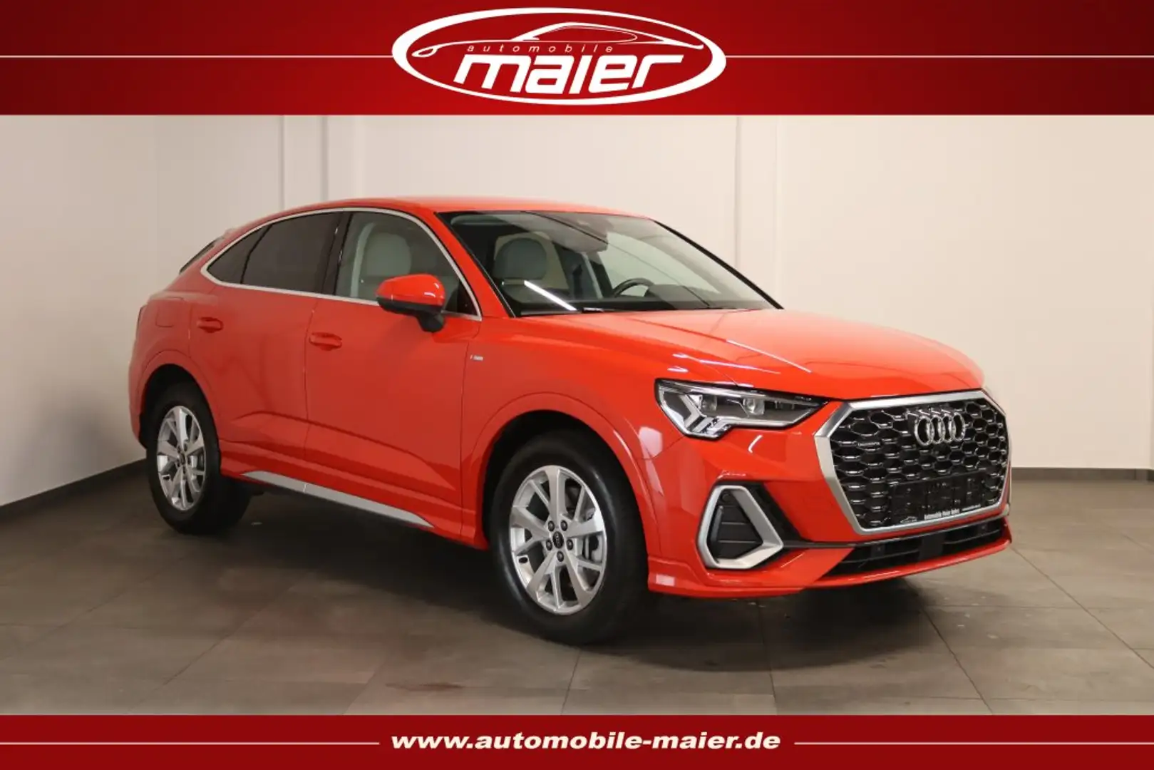 Audi Q3 40 TFSI quattro S line-NAV-LED-360°-VIRT-AHK- Orange - 1