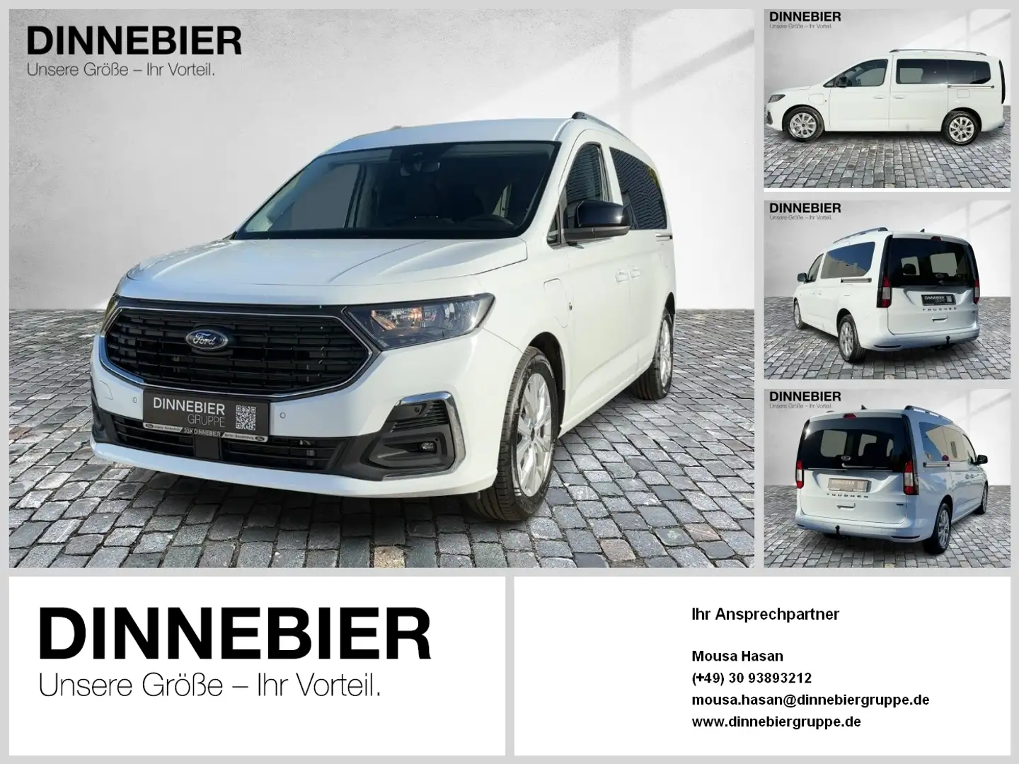 Ford Grand Tourneo Connect L2 Titanium 110 kW Weiß - 1