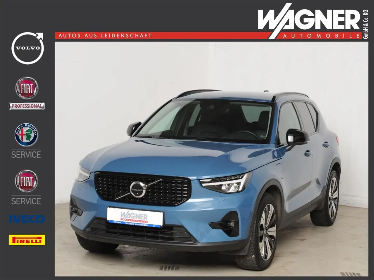 Volvo XC40 T5 Recharge DKG Plus Dark *360°*Fahrassist.pak.* Bleu - 1