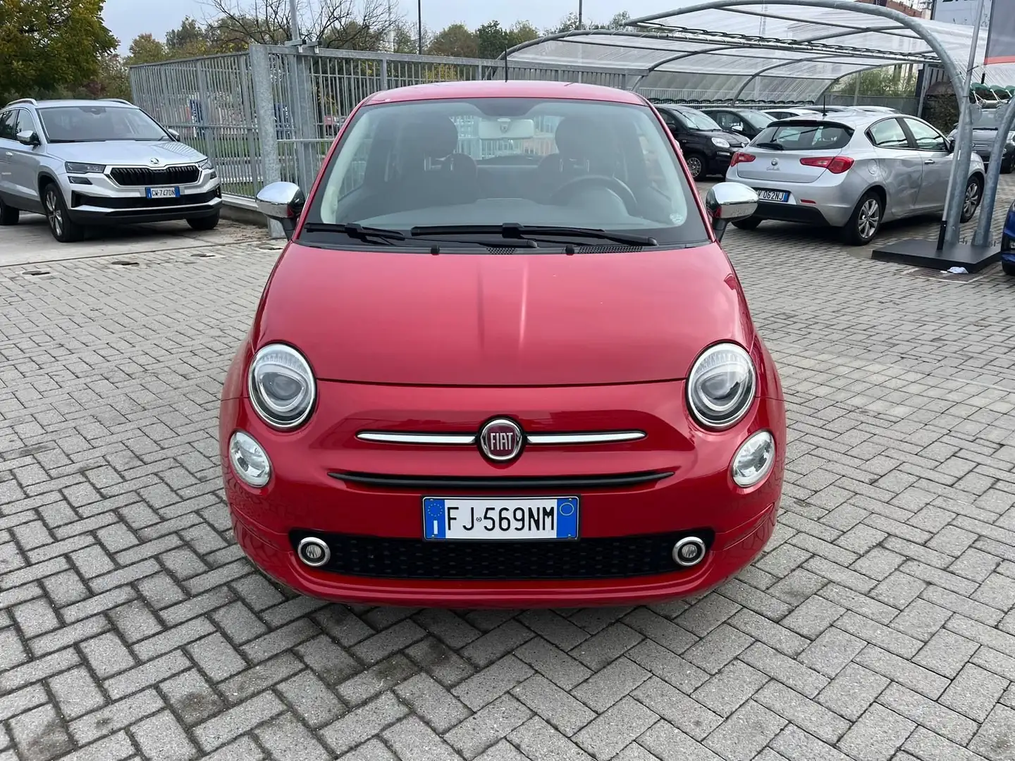 Fiat 500 500 1.2 Lounge Rouge - 2