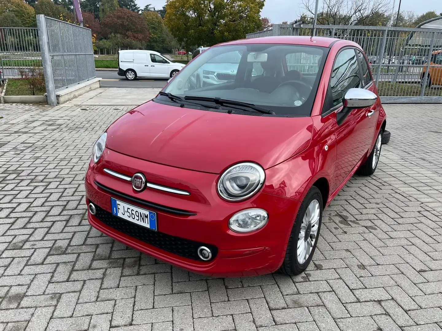 Fiat 500 500 1.2 Lounge Rouge - 1