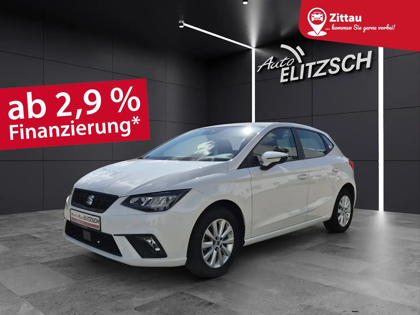 SEAT Ibiza 1.0 Reference LED Klima DAB PDC SHZ LM Weiß - 1