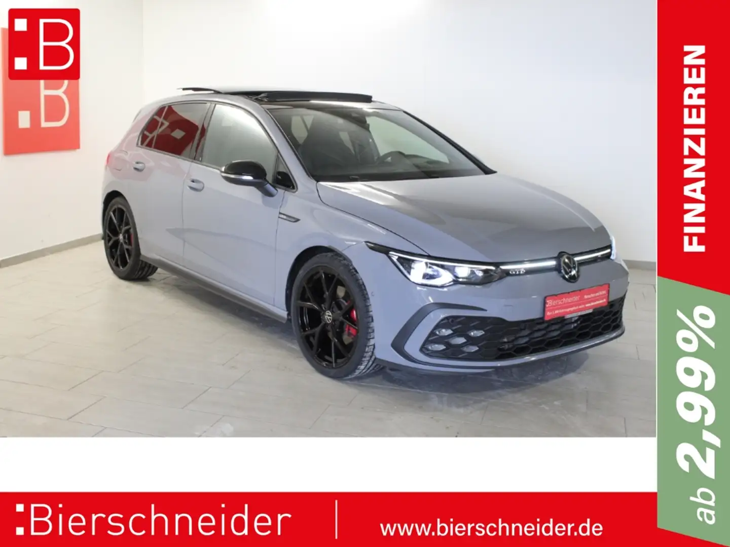 Volkswagen Golf 8 2.0 TDI DSG GTD Black Style 19 AHK MATRIX H/K Hu Grau - 1