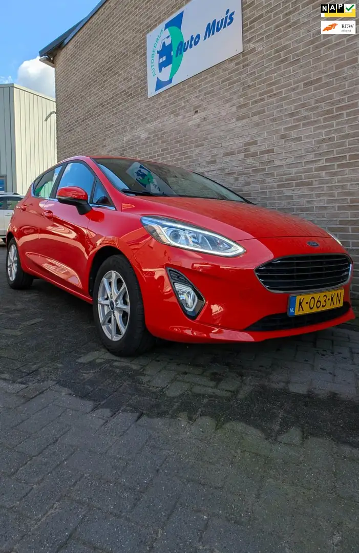 Ford Fiesta 1.0 EcoBoost Hybrid Titanium X - 2e eig! - Rood - 1