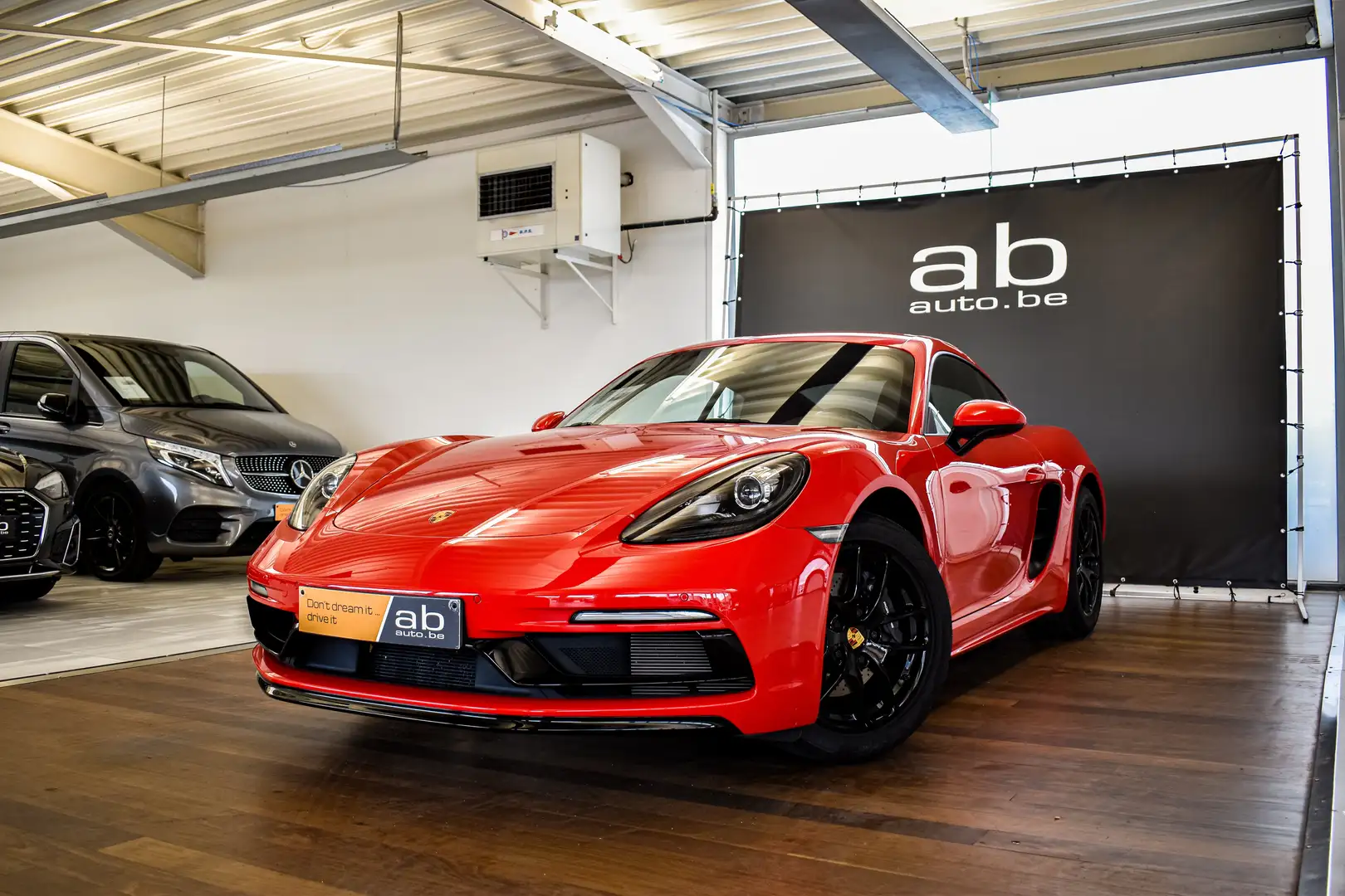 Porsche Cayman 718, SPORTDESIGN, NAVI, A/C, PDC, ZETELVERW, CARPL Rouge - 1