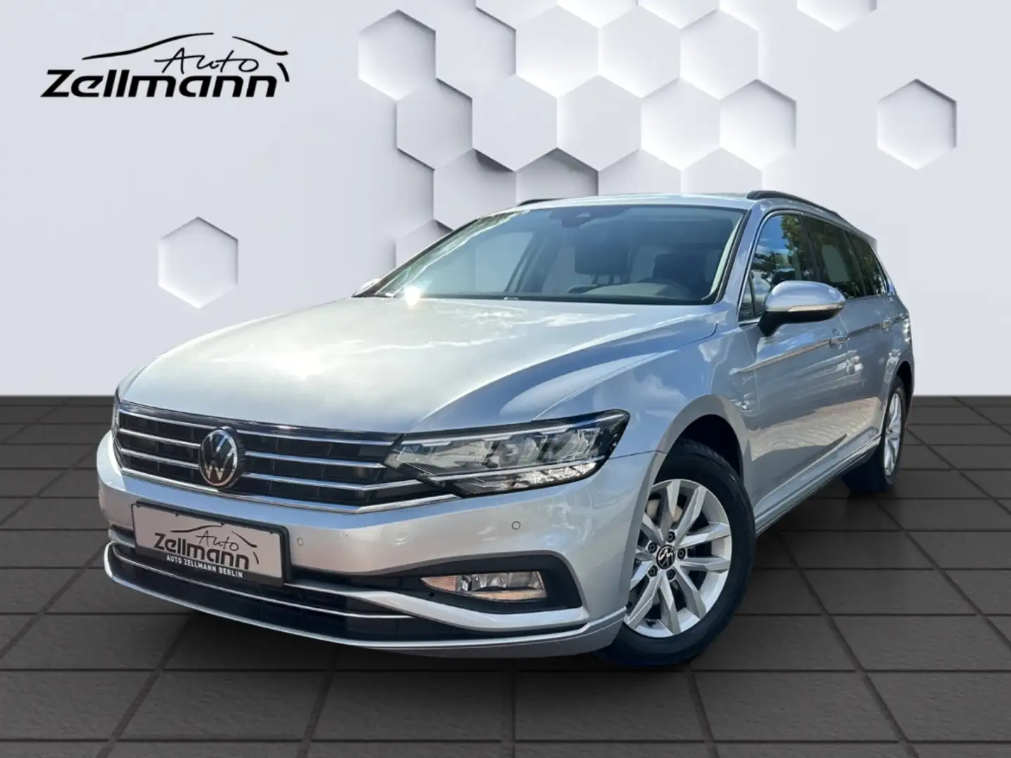 Volkswagen Passat Variant 2.0 TDI Business DSG 110kW LED AHZV Sitzheizung Rü Argent - 1