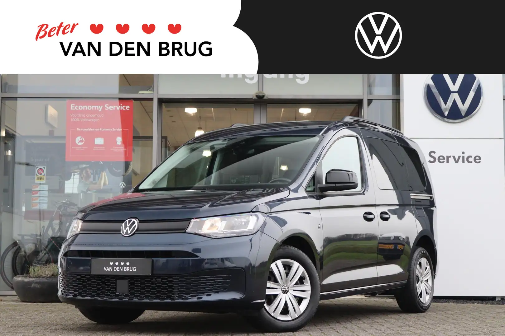 Volkswagen Caddy 2.0 TDI 122 pk DSG 5p | Navigatie | App Connect | Azul - 1