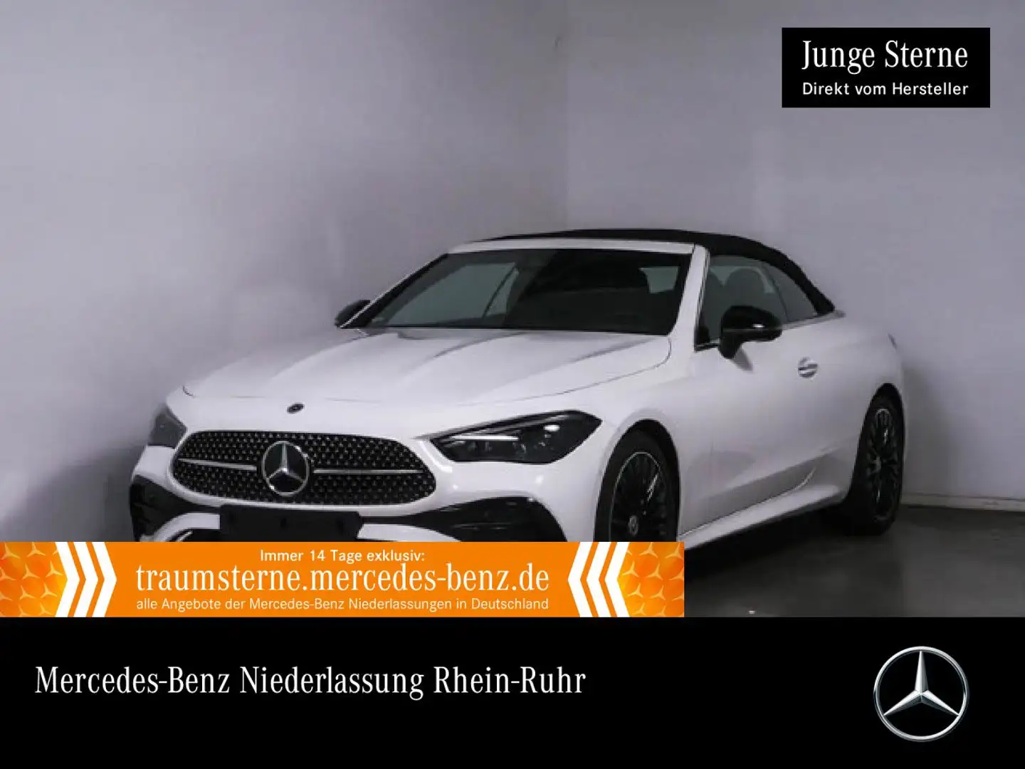 Mercedes-Benz CLE 300 4M AMG+NIGHT+STHZG+BURMESTER+KAMERA+TOTW Weiß - 1