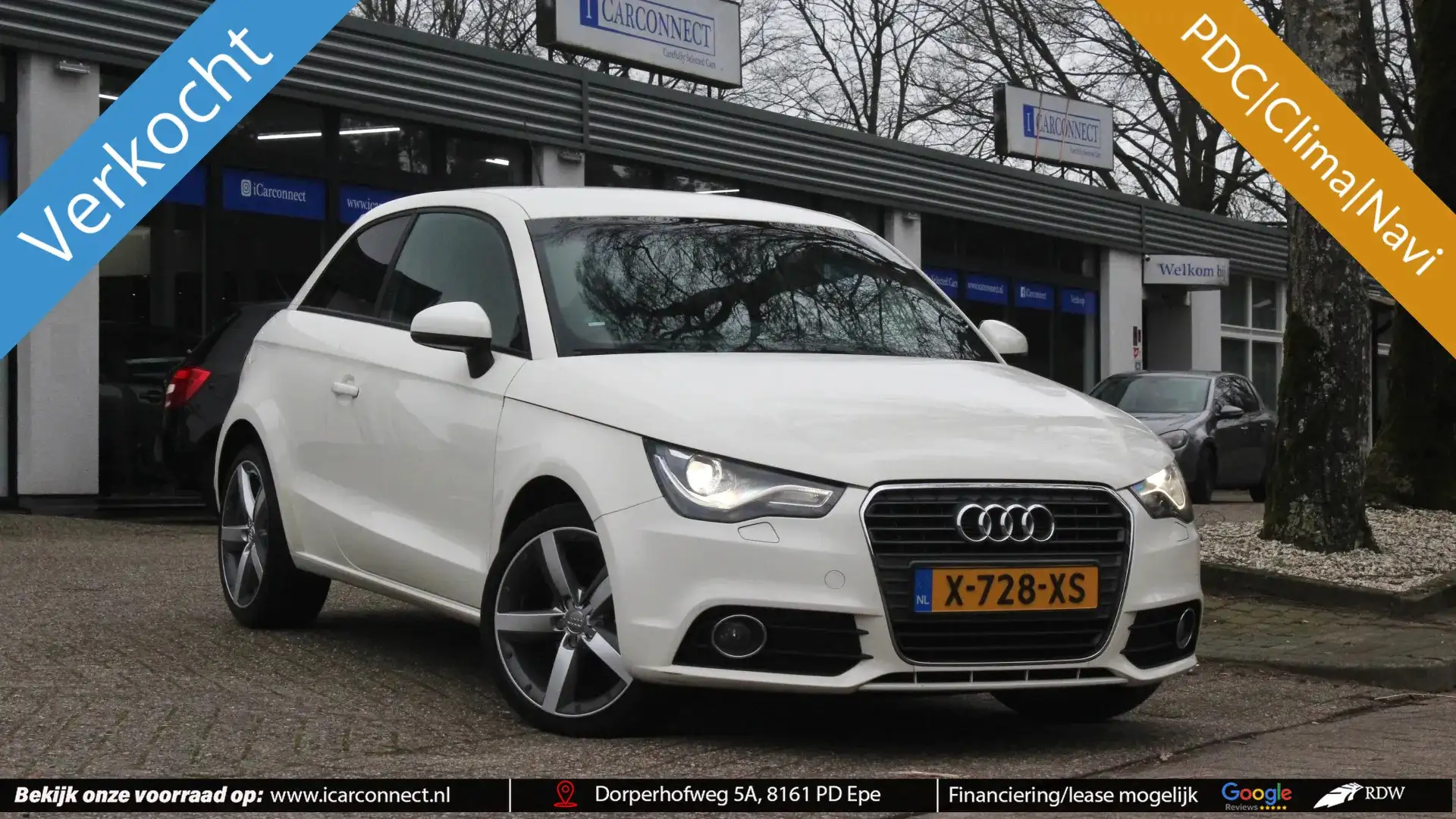 Audi A1 1.2 TFSI Attraction 86pk Wit - 1
