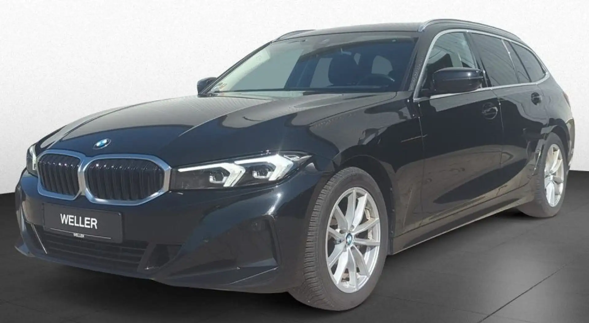 BMW 318 318d Touring 2023 150cv kamera led live cockpit Nero - 1