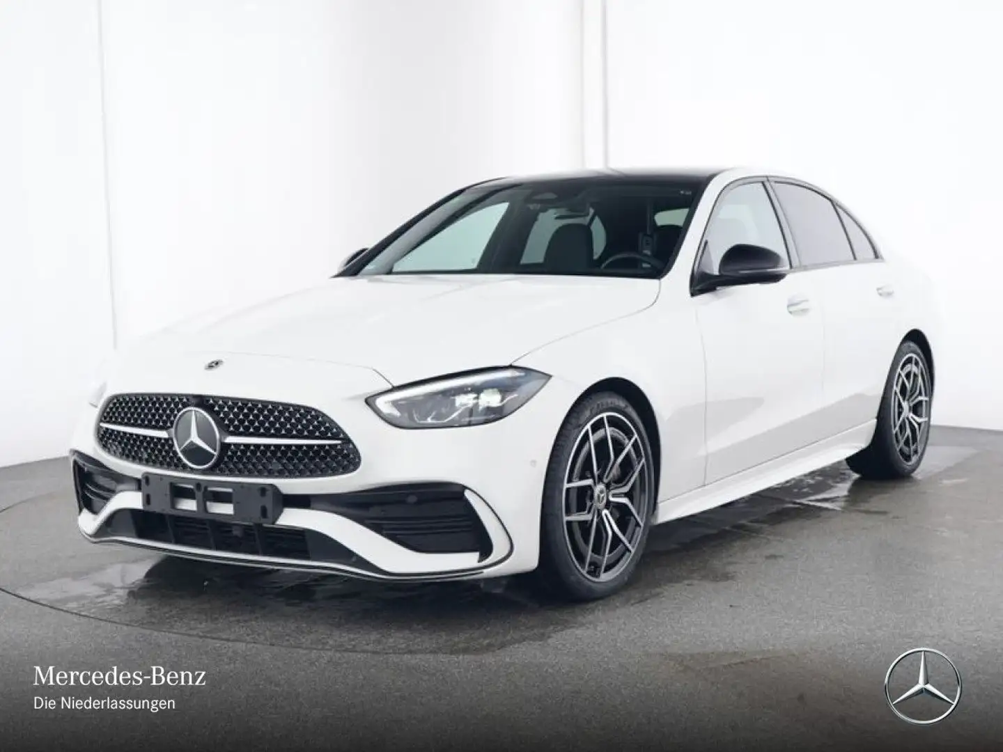 Mercedes-Benz C 180 AMG+NIGHT+PANO+LED+KAMERA+KEYLESS+9G Weiß - 2