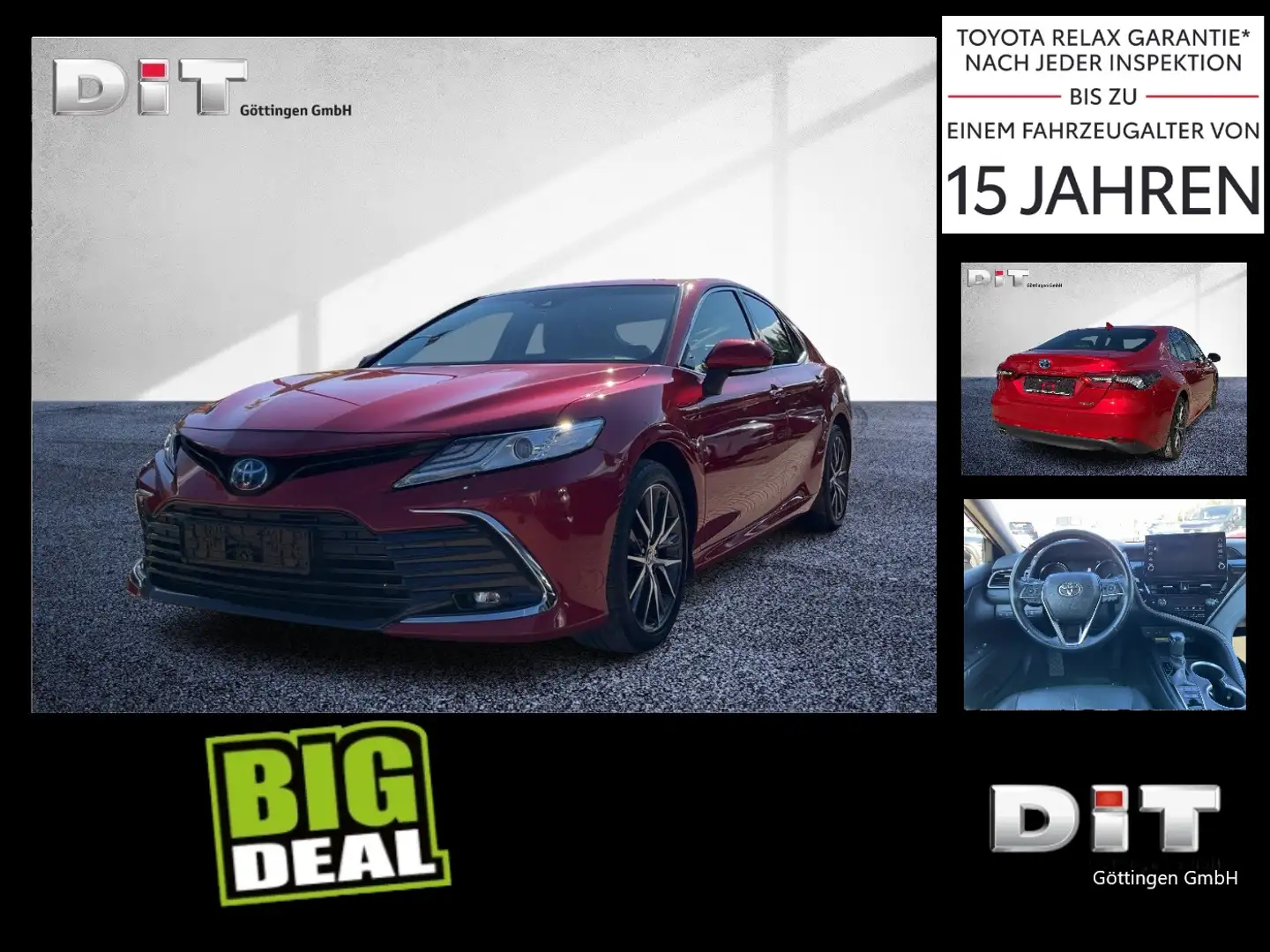 Toyota Camry 2.5 Executive ACC+LED+Navi+SHZ+2xKlima+PDC Rouge - 1