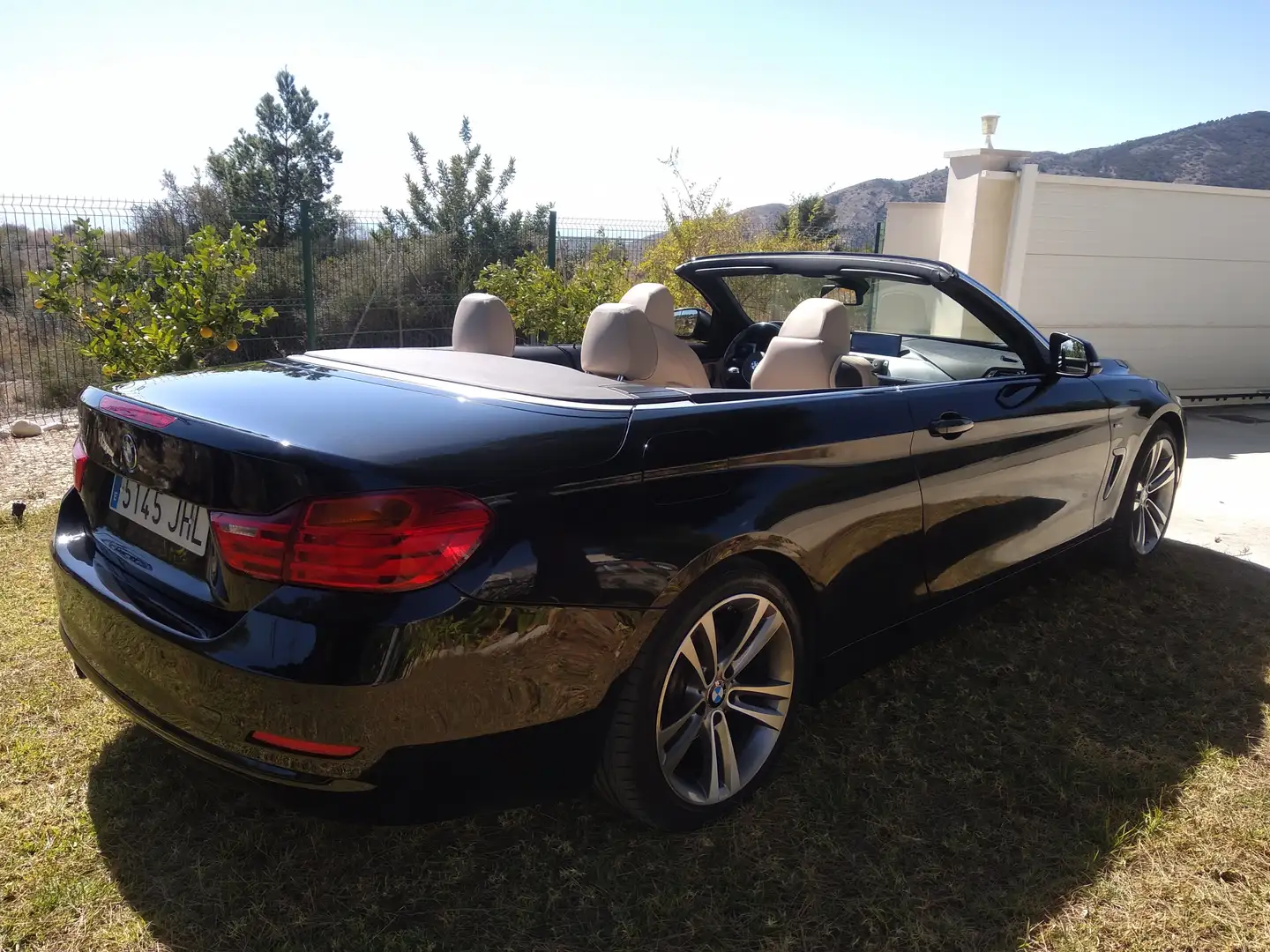 BMW 420 420dA Cabrio Negro - 2