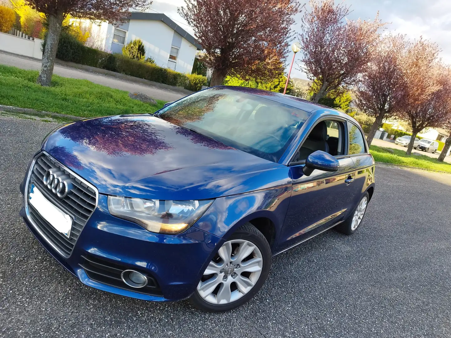 Audi A1 A1 1.6 TDI 105 Ambition Luxe Bleu - 1