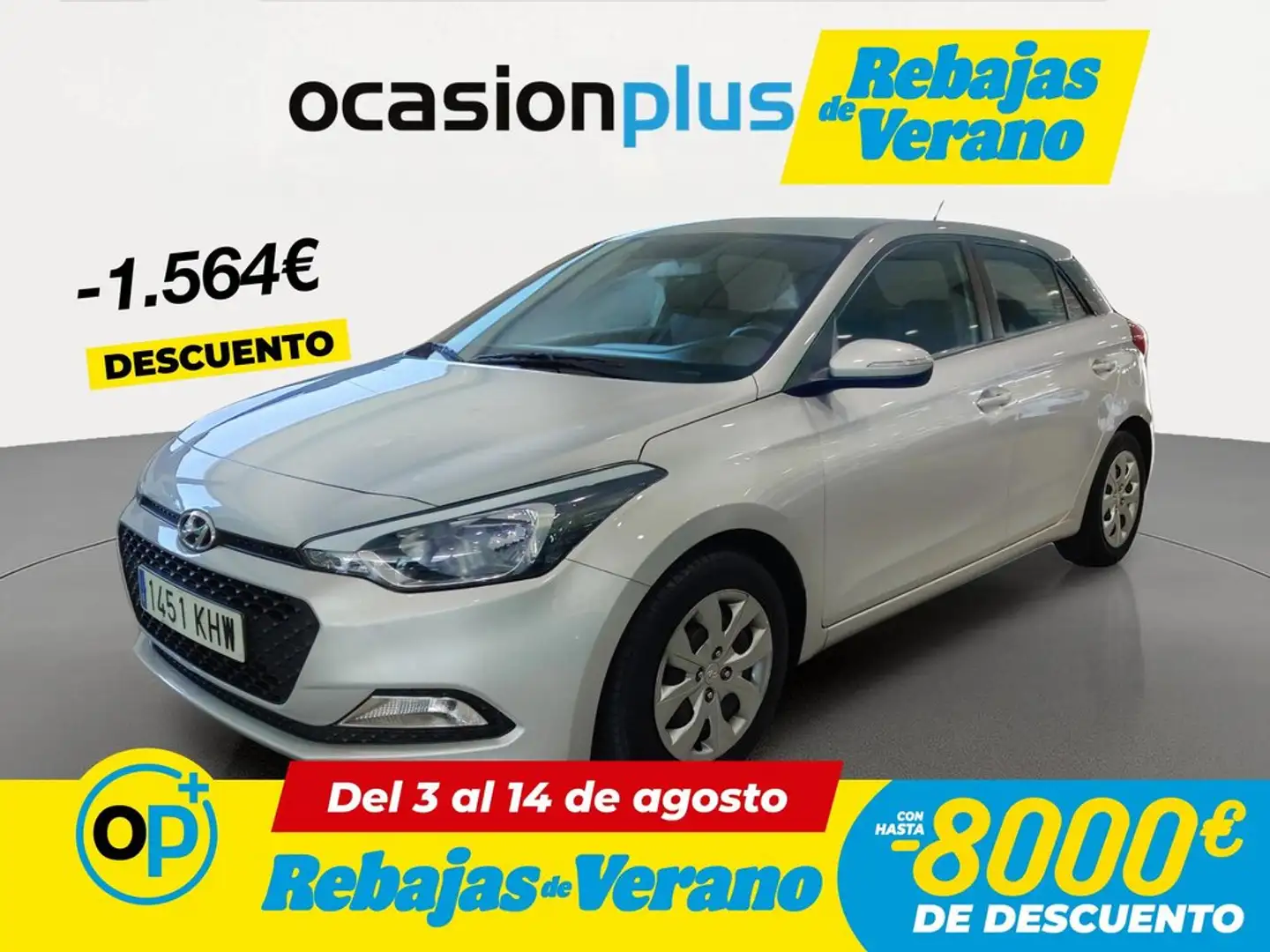 Hyundai i20 1.2 Essence Gris - 1