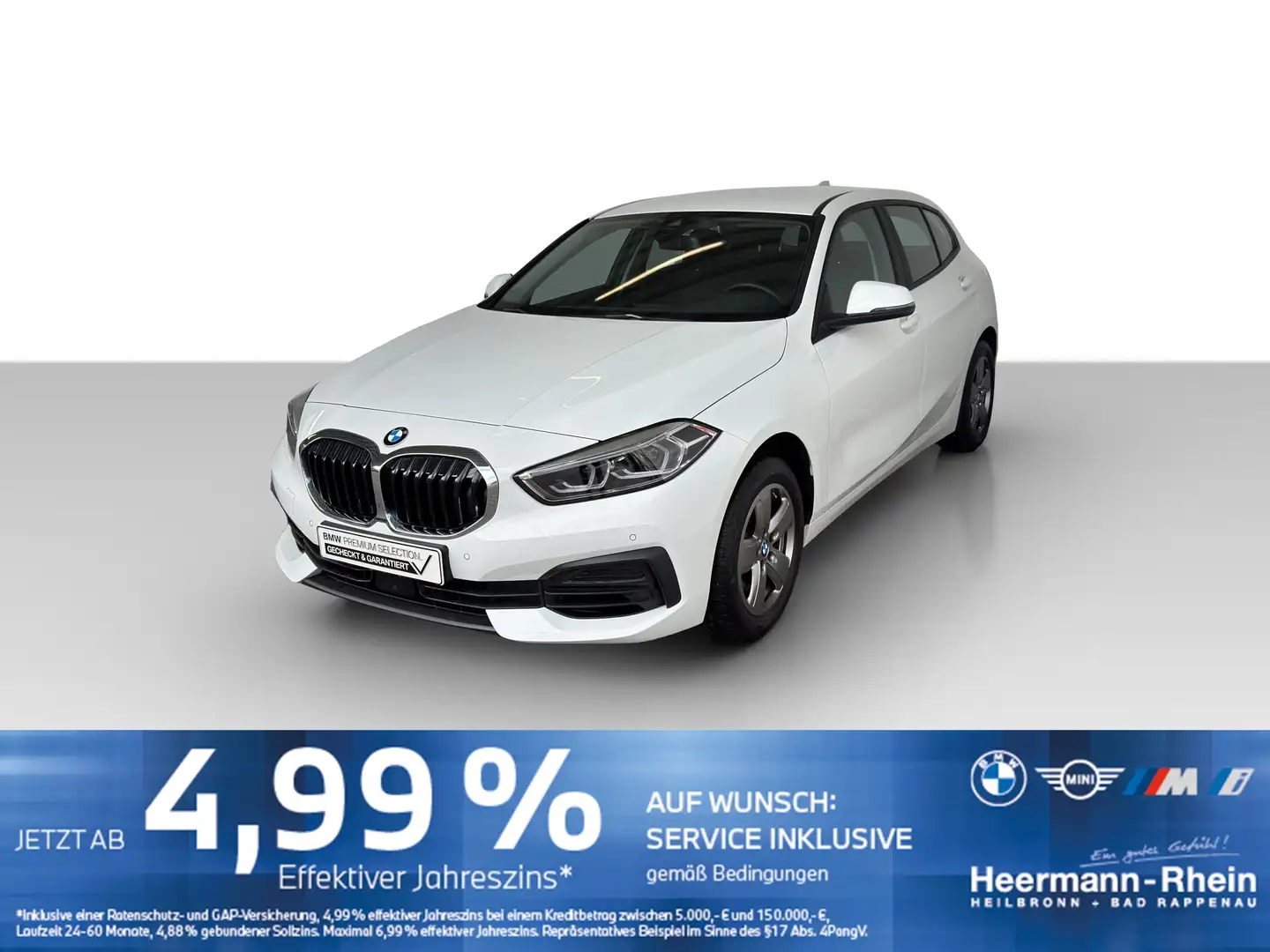 BMW 116 iA 5-trg. Advantage LiveCock.LED.PDC.SHZ.MFL. Weiß - 2