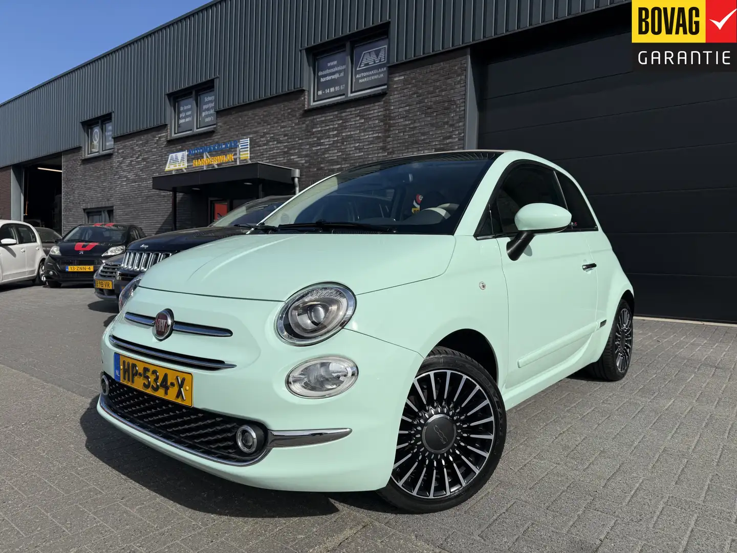 Fiat 500C 1.2 Lounge | 1E EIGENAAR | 12MND GARANTIE | CABRIO Groen - 1