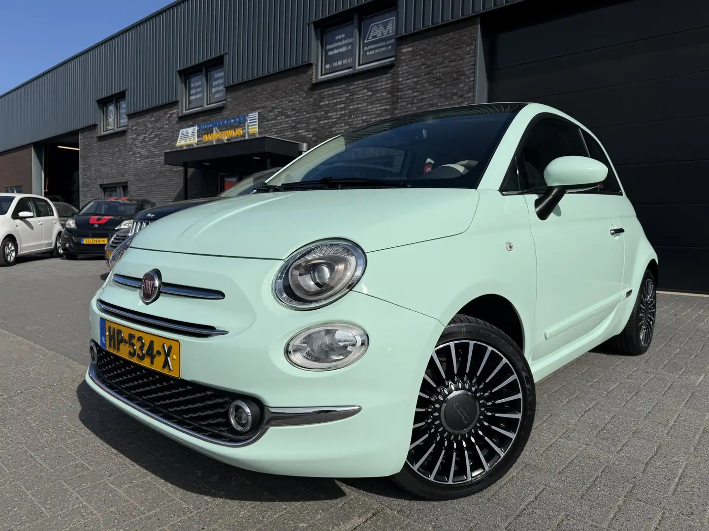 Fiat 500C 1.2 Lounge | 1E EIGENAAR | 12MND GARANTIE | CABRIO Groen - 2