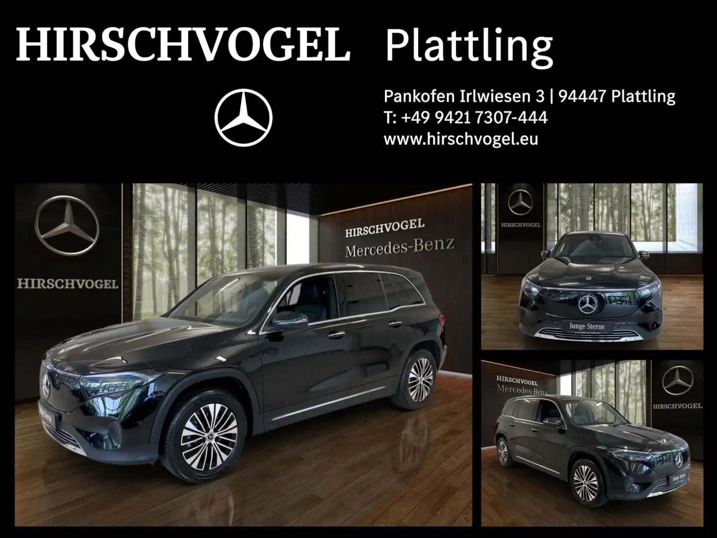Mercedes-Benz EQB 300 4M Progressive+KEYLESS+MBUX+Navi-Pr.+LED Schwarz - 1