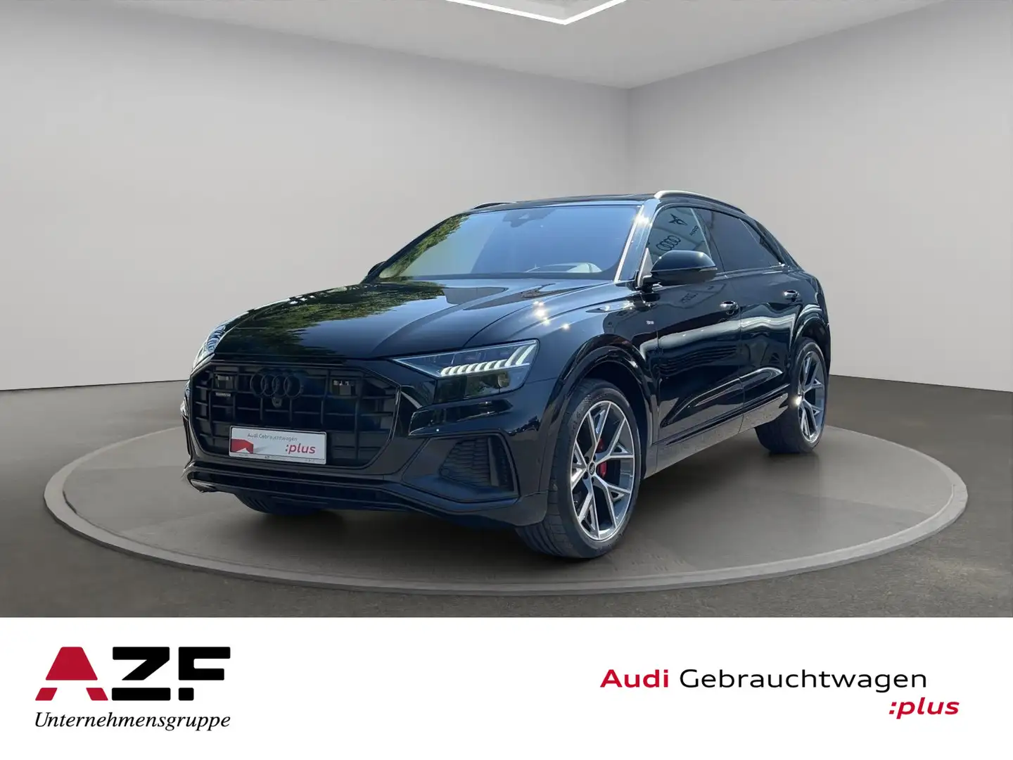 Audi Q8 50 TDI qu S line+AHK+360°+STANDHZG+PANO+HD MA Schwarz - 1