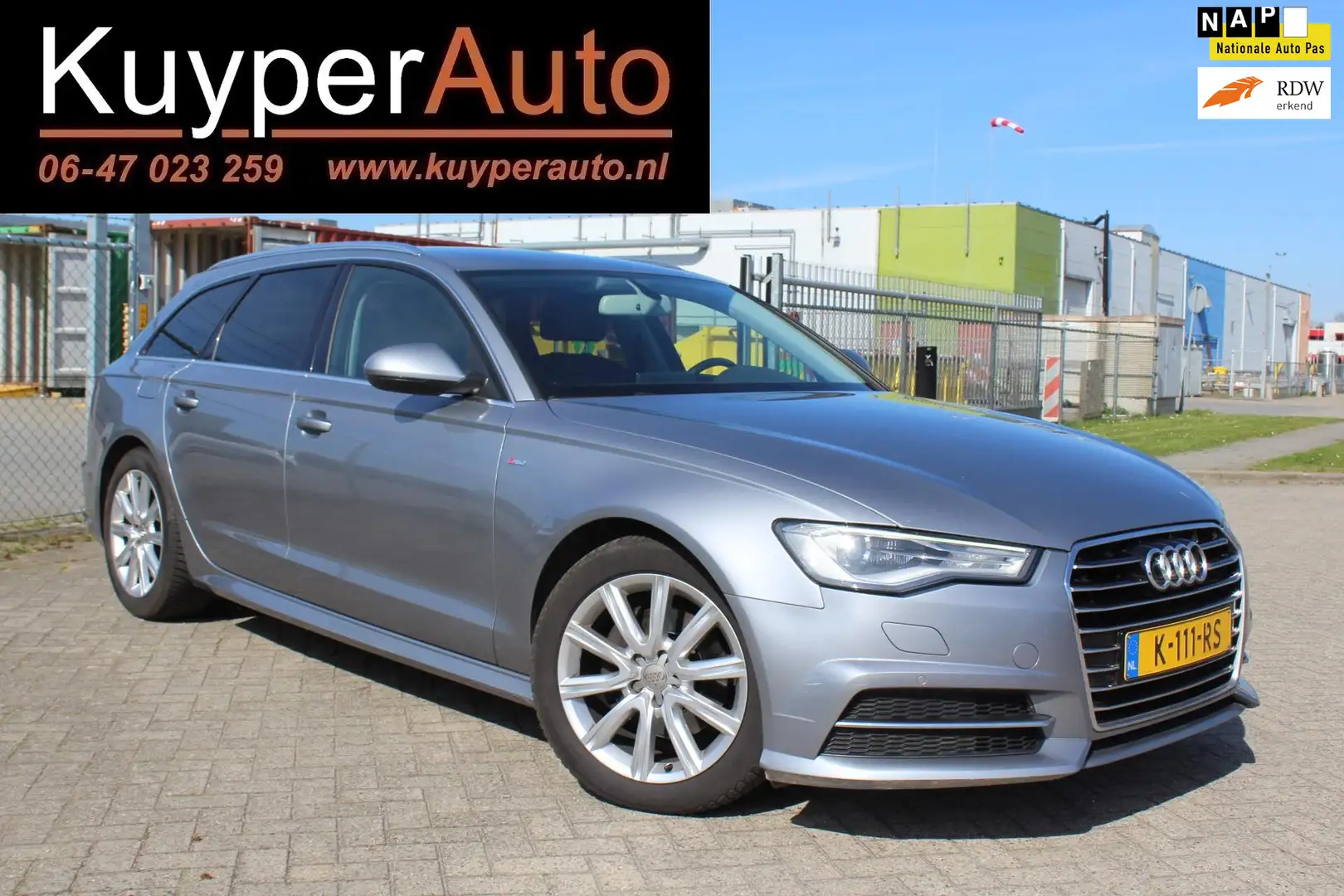 Audi A6 Avant 2.0 TDI ultra S Edition AUTOMAAT vol leder m Grijs - 1